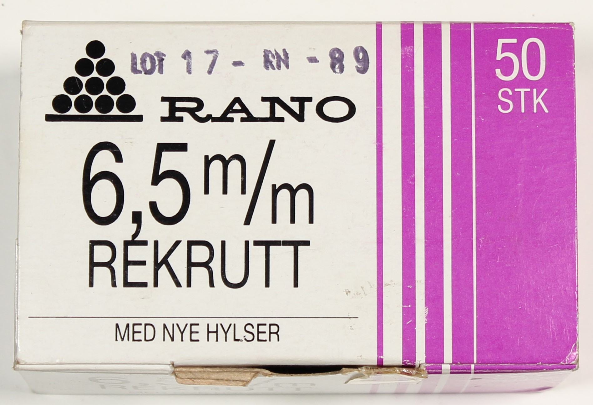 ./ammo/65x55/esker/Eske-65x55-RANO-50skudd-Helmantel-Rekrutt-Nye-17-RN-89-1.jpg